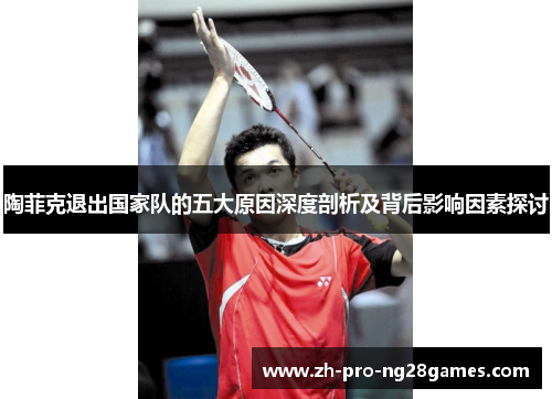 陶菲克退出国家队的五大原因深度剖析及背后影响因素探讨